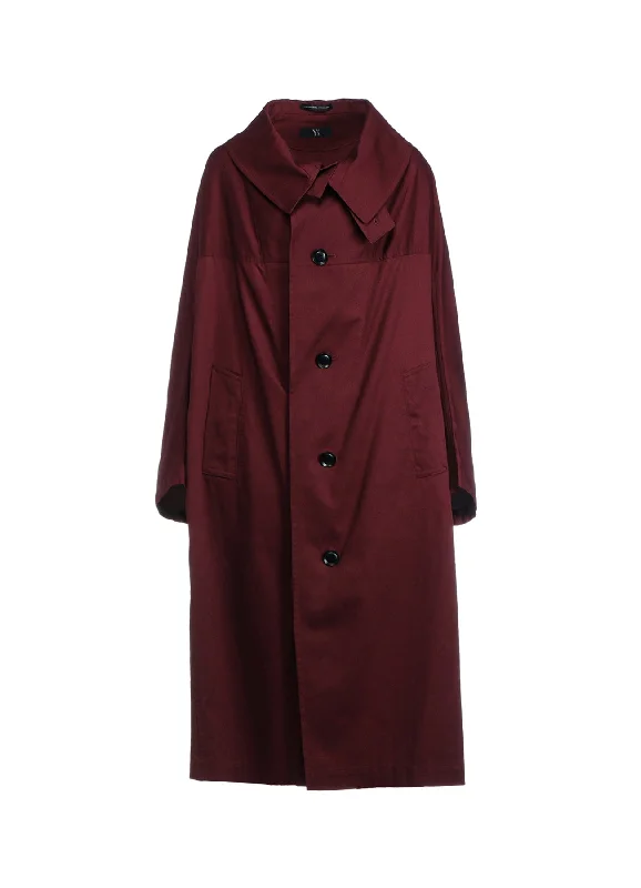 Massive Deals [Y's BORN PRODUCT] COTTON TWILL LONG CAPE COAT