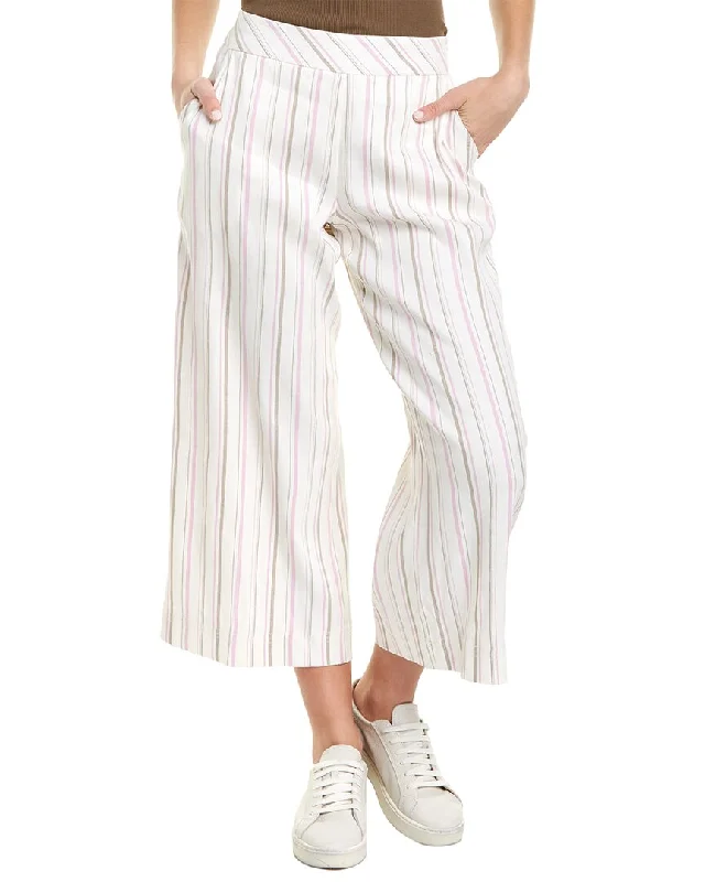 Grand Opening Sale Trina Turk Monument Striped Linen-Blend Pant