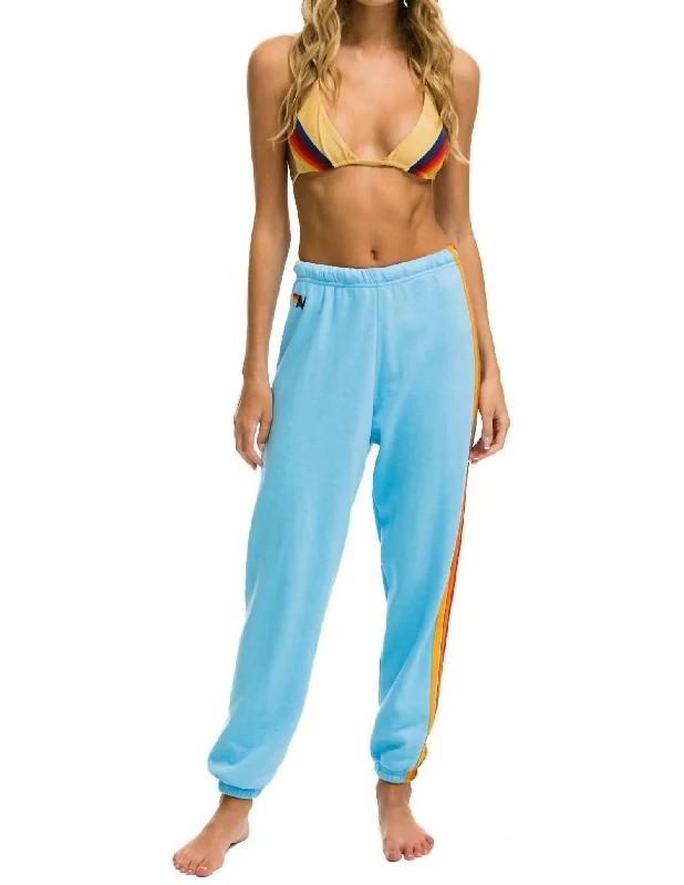 Today's Special 5-Stripe Sweatpants In Sky 2