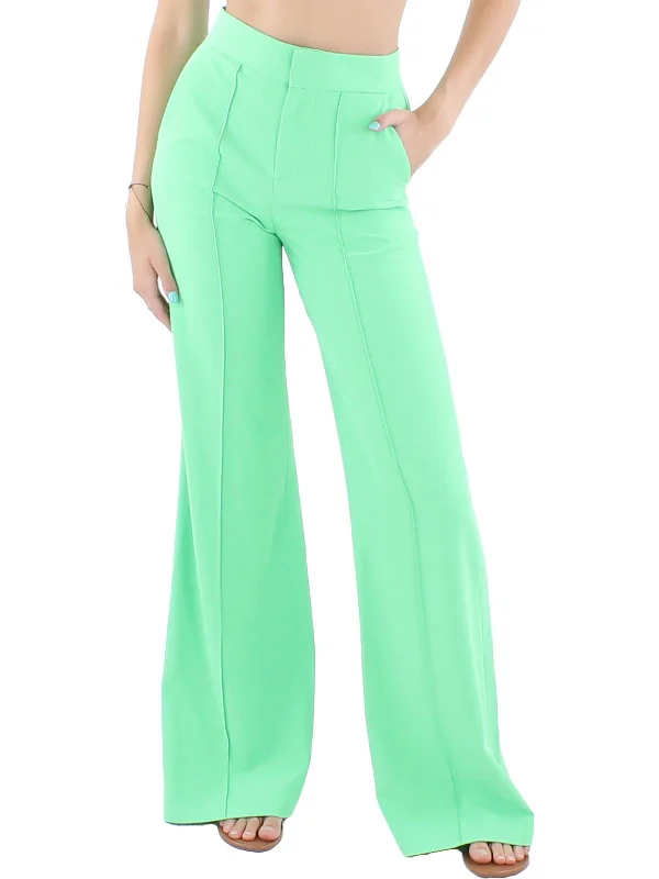 Exclusive Access Dylan Womens Pleated High Waist Wide Leg Pants
