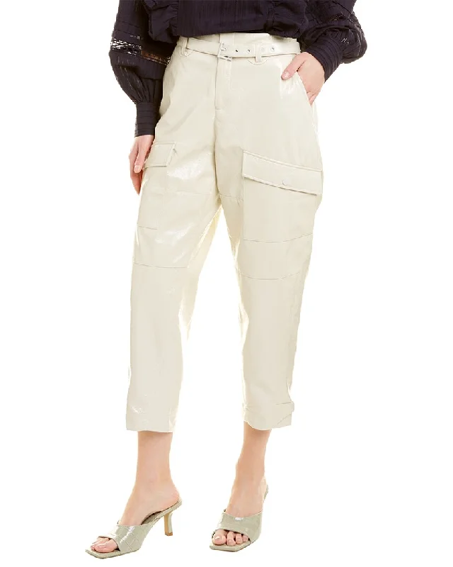 Weekend Bargains to Enjoy Ted Baker Vinala Barrel Leg Vinyl Trouser