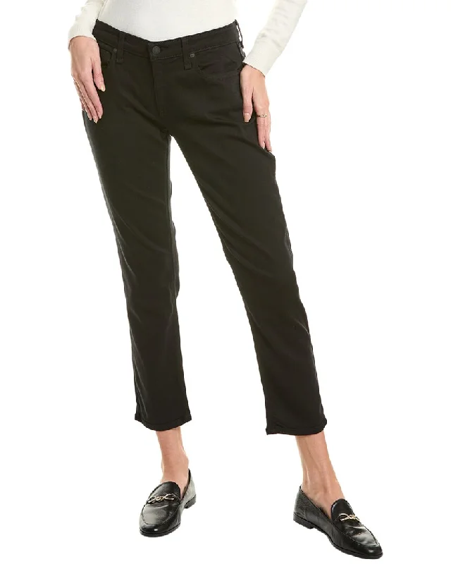 Super Discount rag & bone Dylan Black Low-Rise Slim Boyfriend Jean