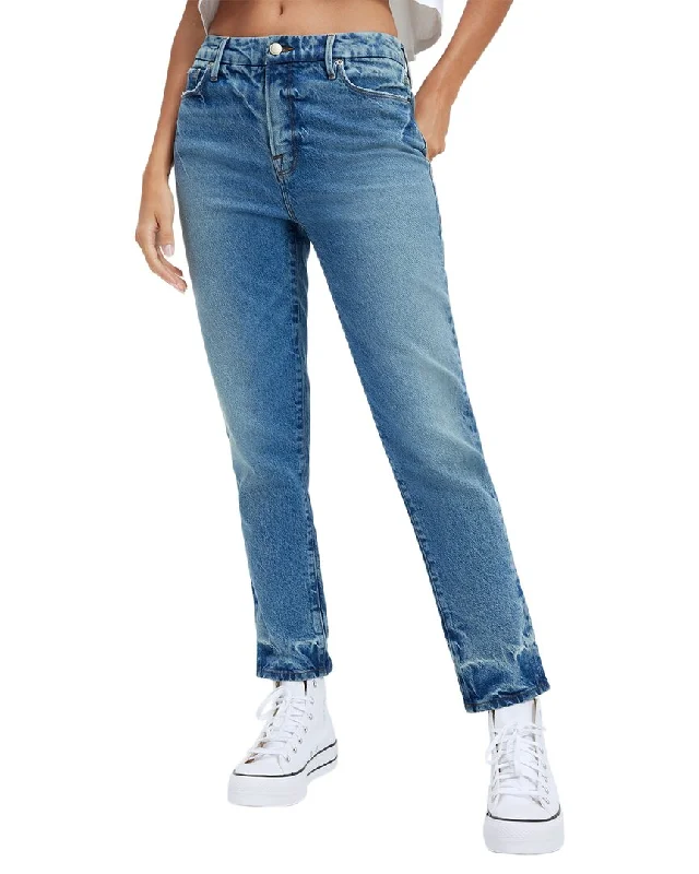 Unmissable Offer GOOD AMERICAN The Weekender Indigo Jean