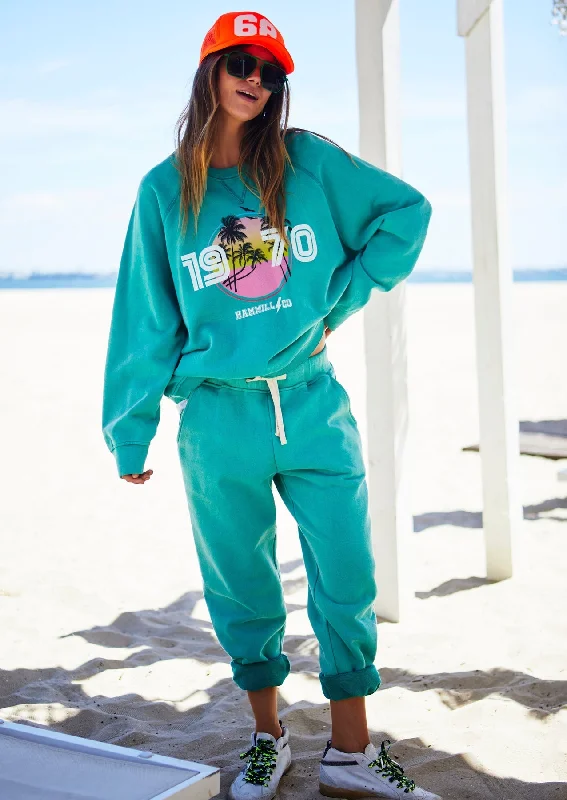 Price Buster Hammill + Co Beach Vintage Track Pant Jade