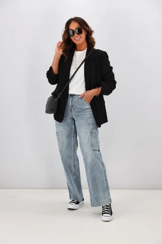 Weekend Bargains to Celebrate Shine On Label Romeo Cargo Pocket Jean