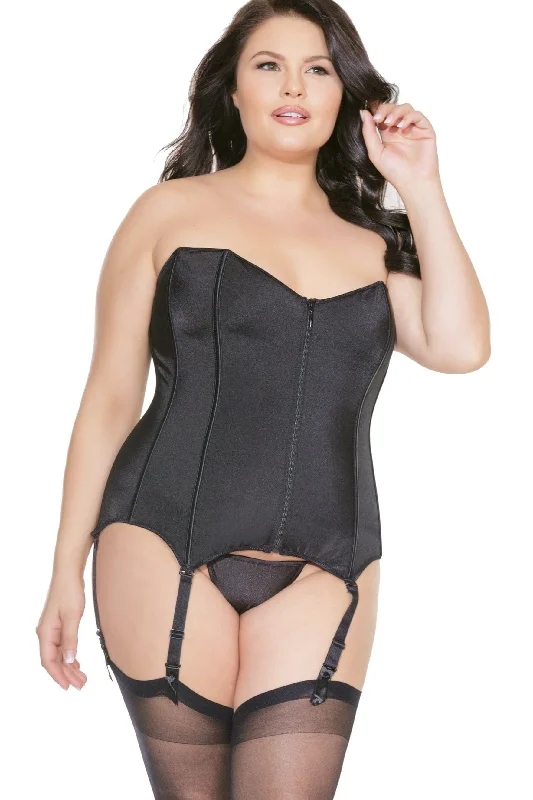 Super Savings Fully Boned Knit Corset | Plus Size