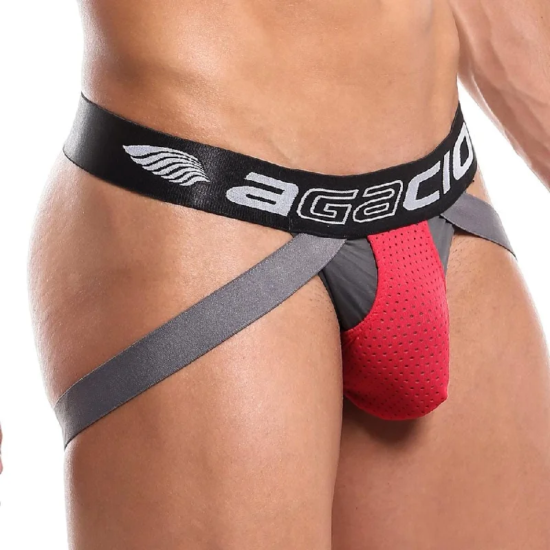Grey/Red