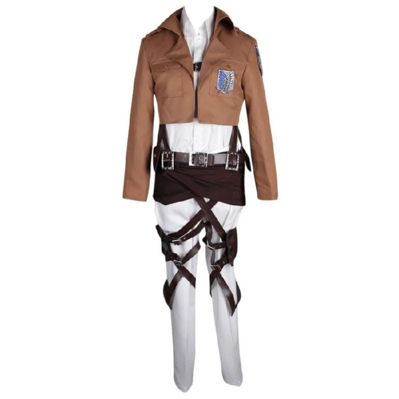 New Deal Attack on Titan Shingeki no Kyojin Erwin Smith Recon Corps Cosplay Costume mp000897