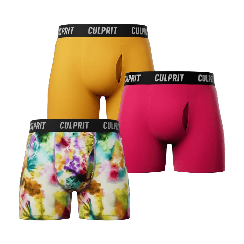 Weekend Savings Fiesta Boxer Brief w/ fly N°7 Bundle 3-Pack