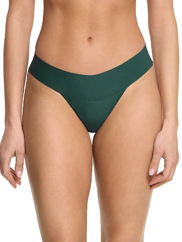 Today Only BreatheSoft® Natural Rise Thong Great Heights Green