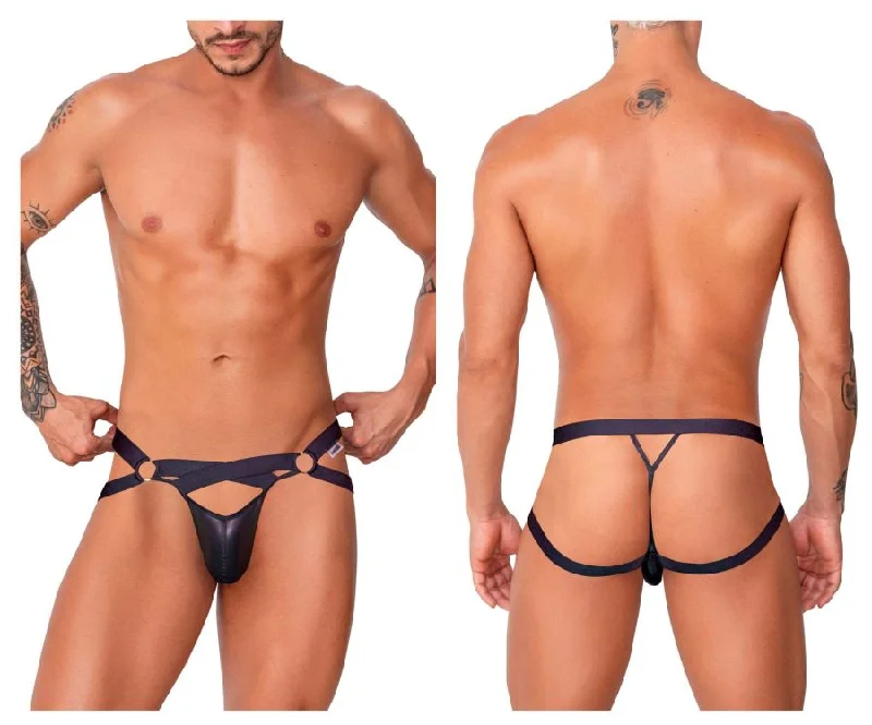 Value Pack CandyMan 99761 Jock G-String Color Black