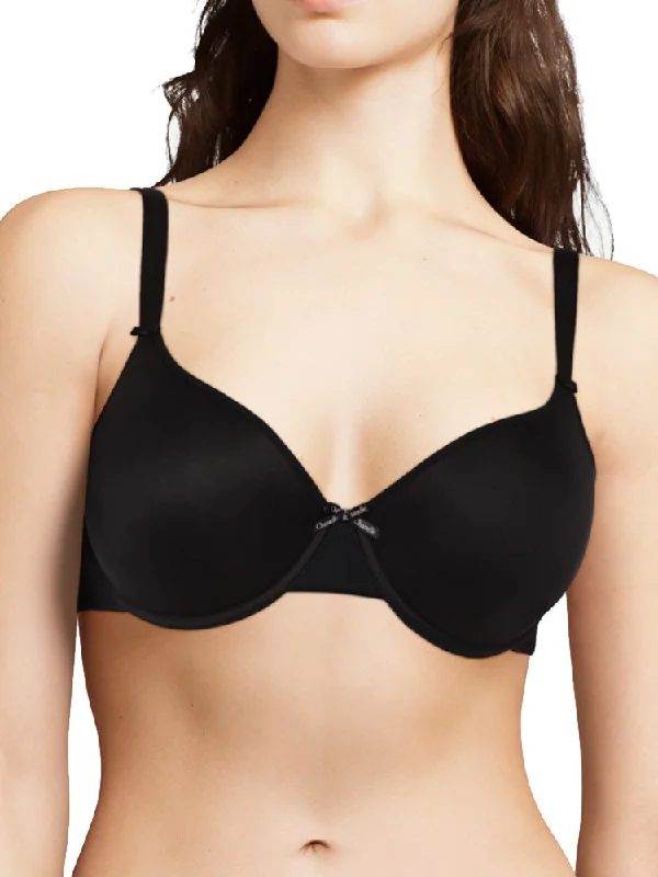 Value Deals Basic Invisible T-Shirt Bra - Black