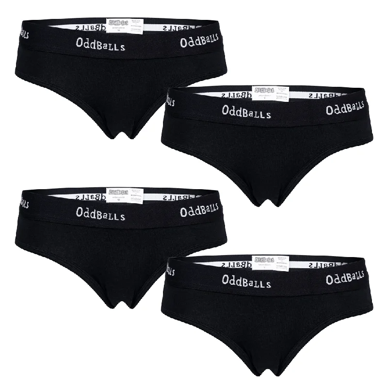 Weekend Deals That Spark Classic Black Bundle - Ladies Briefs 4 Pack Bundle