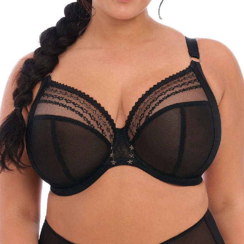 Weekend Savings Spectacle Elomi Matilda Underwire Plunge Bra - Black Star