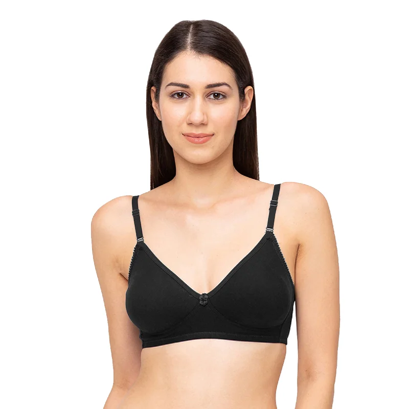 The Best Prices Dipti-Plain Mold T-shirt Bra Black