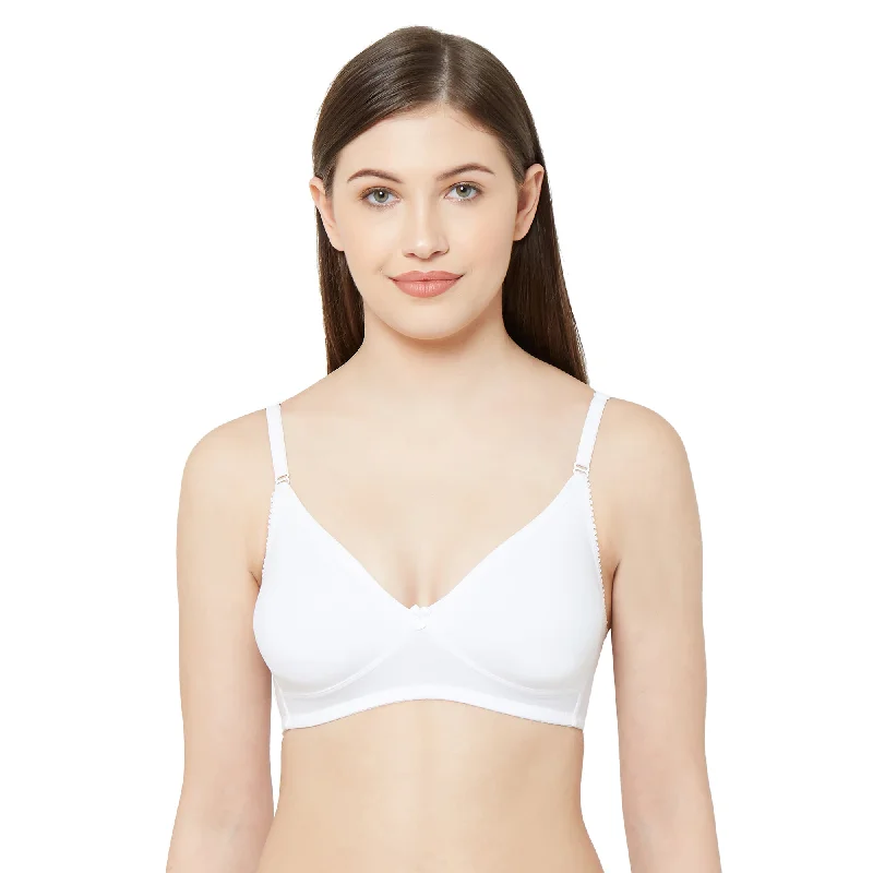 Now or Never Dipti-Plain Mold T-shirt Bra  White