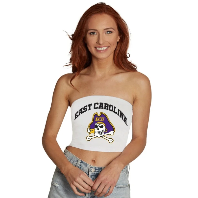 Weekend Savings Spectacle ECU Pirates White Tube Top