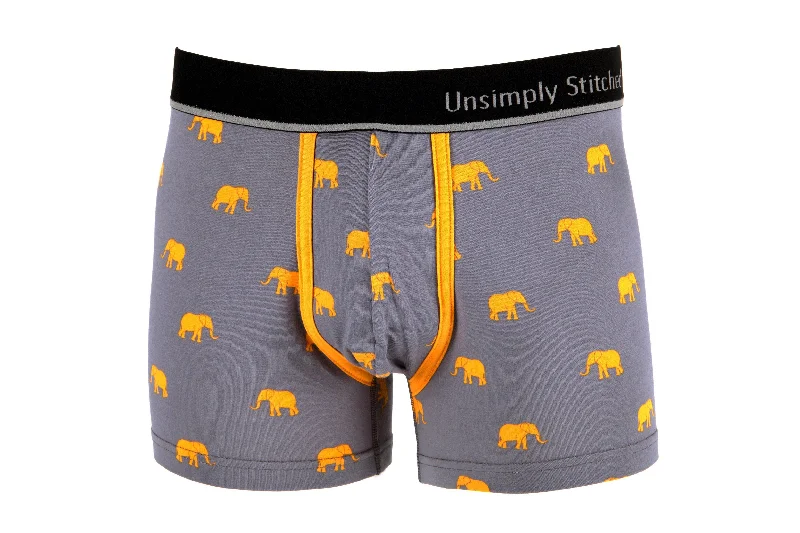 Savings Bonanza Elephant Print Boxer Trunk Underwear