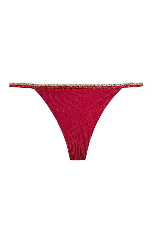Special Offer Flexy Berry gold thongs