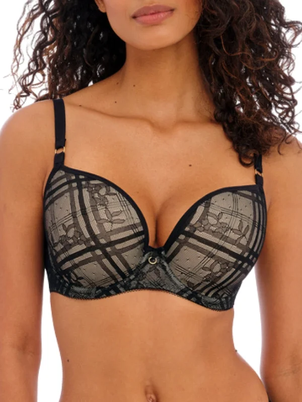 Savings Spectacular Fatale Moulded Plunge T-Shirt Bra - Noir