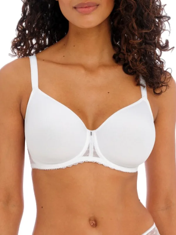 Price Reduction Signature Moulded Spacer Bra - White