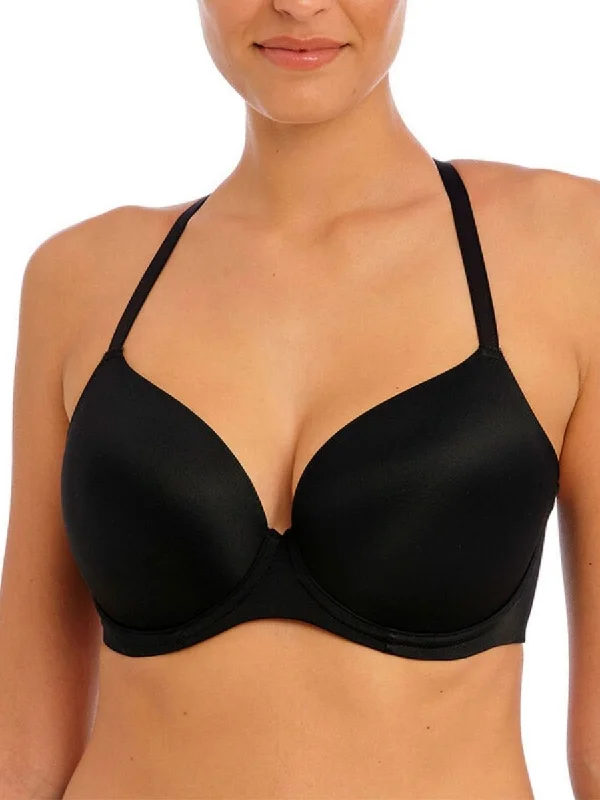 Extra Discounts Undetected Sweetheart T-Shirt Bra - Black