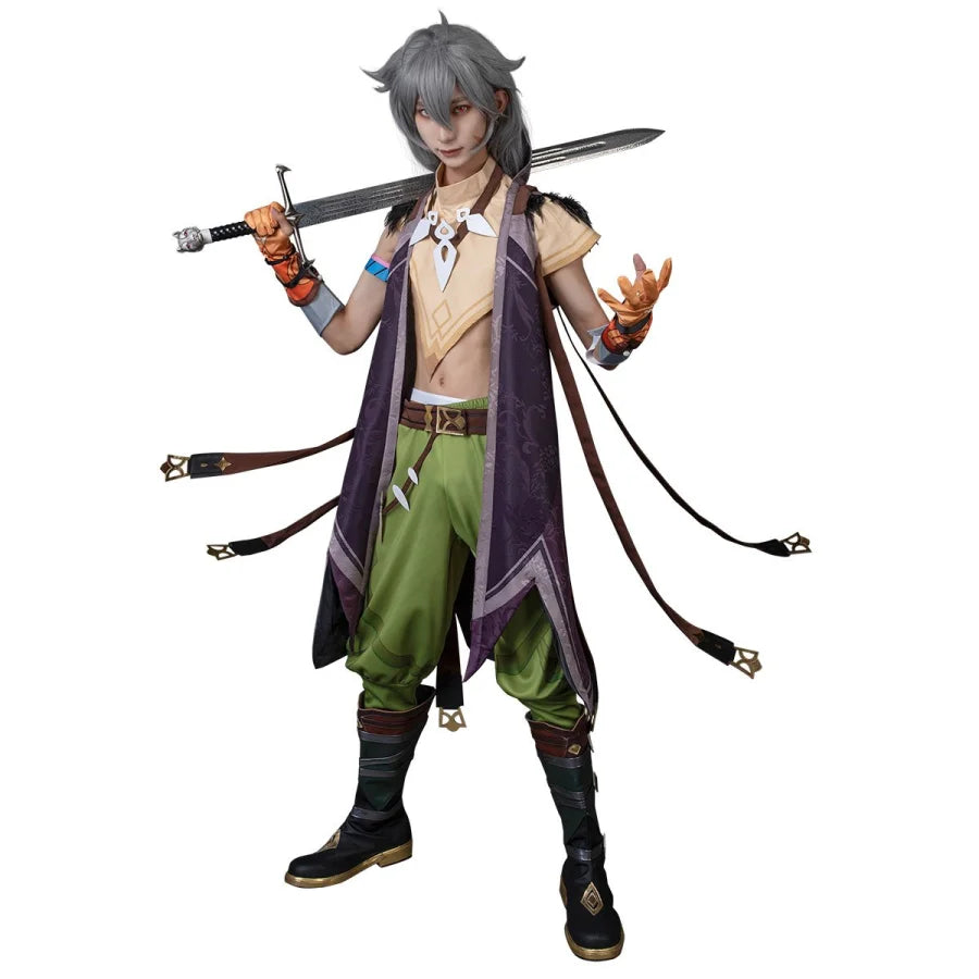 Hurry In Game Genshin Impact Razor Cosplay Costume C00028