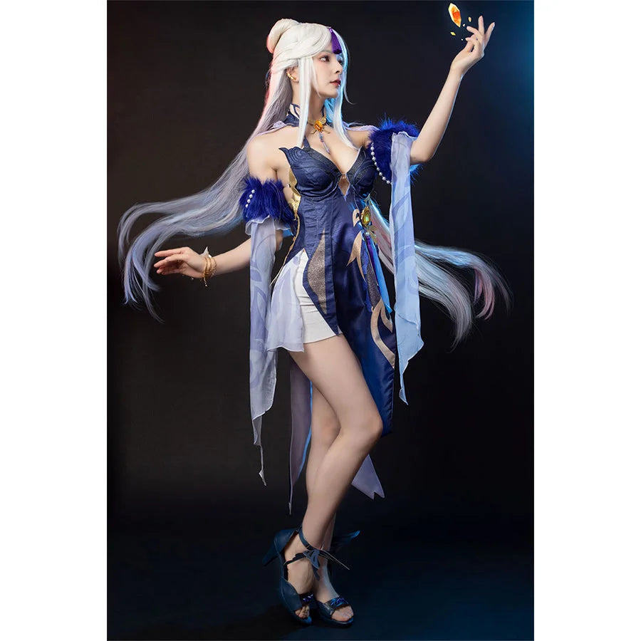 Your Weekend, Your Savings Genshin Impact Ningguang Orchid's Evening Gown Cosplay Costume C00976 Your Weekend, Your Savings Genshin Impact Ningguang Orchid's Evening Gown Cosplay Costume C00976