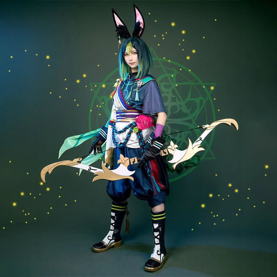 Weekend Discounts to Enjoy 【READY TO SHIP】Genshin Impact Tighnari Cosplay Costume C03012 AAA Weekend Discounts to Enjoy 【READY TO SHIP】Genshin Impact Tighnari Cosplay Costume C03012 AAA