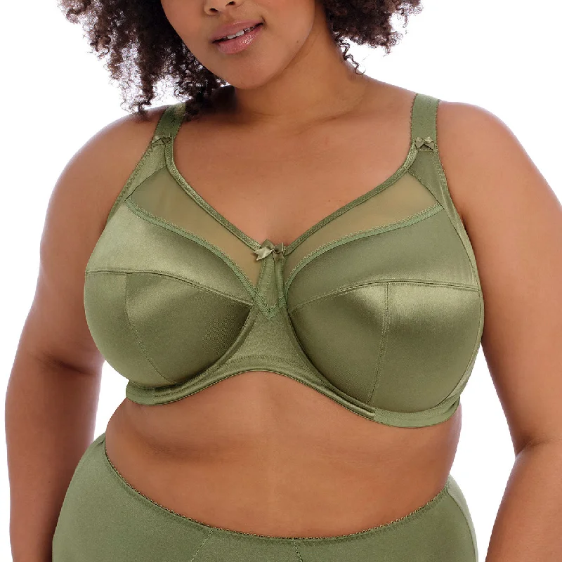 Limited Supply Goddess Keira Banded Underwire Bra - Olive