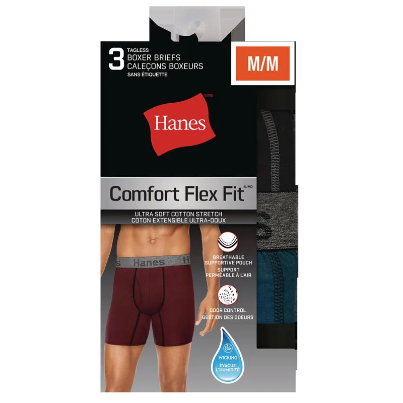 Exclusive Weekend Offers Inside Hanes Men's Flex-Fit Boxer Briefs 3-pack