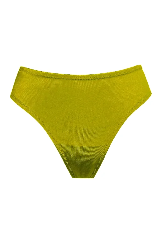 Fantastic Deals Joli Gloss green-fuchsia mid-waisted thongs