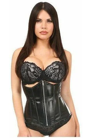 Early Bird Discount Lavish Wet Look Under Bust Corset