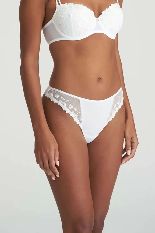 Final Clearance Leda Thong in White