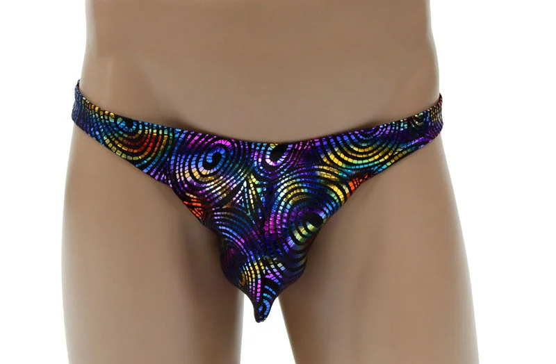 Can't Miss Limited Stock: Male Power Wonder Thong in Oil Slick - Exclusive Offer