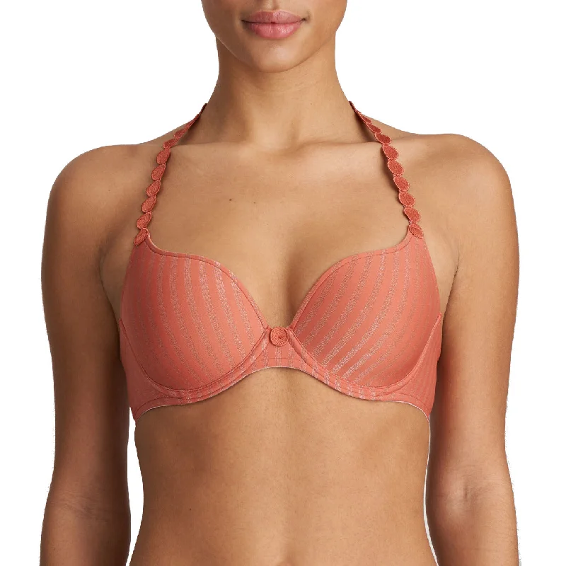 Now or Never Marie Jo Tom Heartshape Underwire Bra: Salted Caramel and Happy Pink