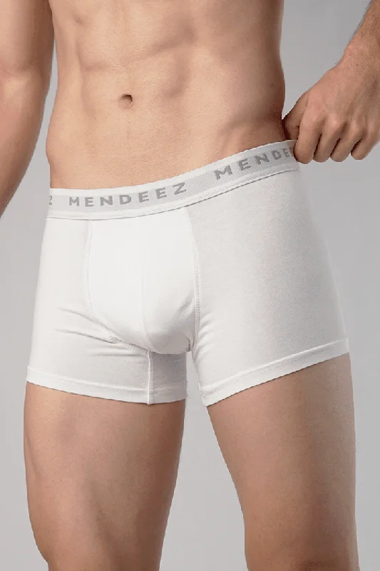 Can't Miss Boxer Trunks - White