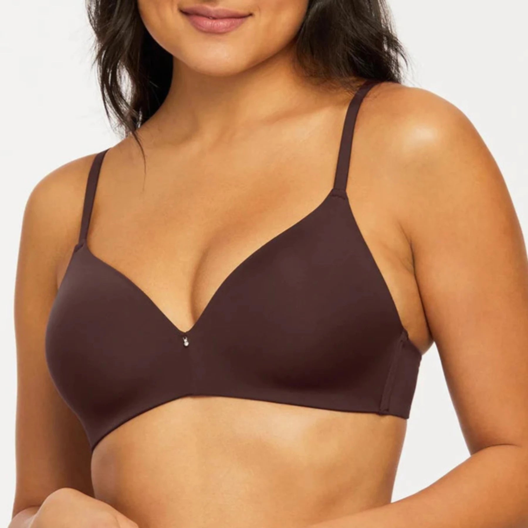 Fantastic Deals Wire Free T-Shirt Bra 9317 - Cocoa