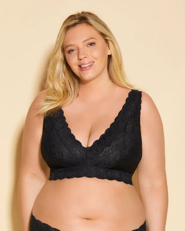 Weekend Discounts to Enjoy Ultra Curvy Plungie Longline Bralette