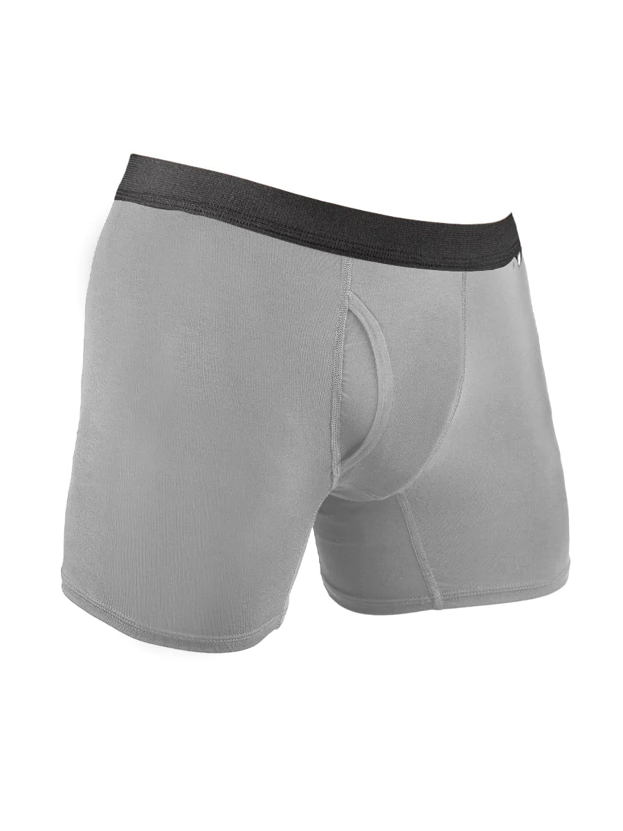 Weekend Offers You Can't Ignore Sale: Gray HYPRTECH™ BAMBOO Brief With Fly Made in USA 451BCNG