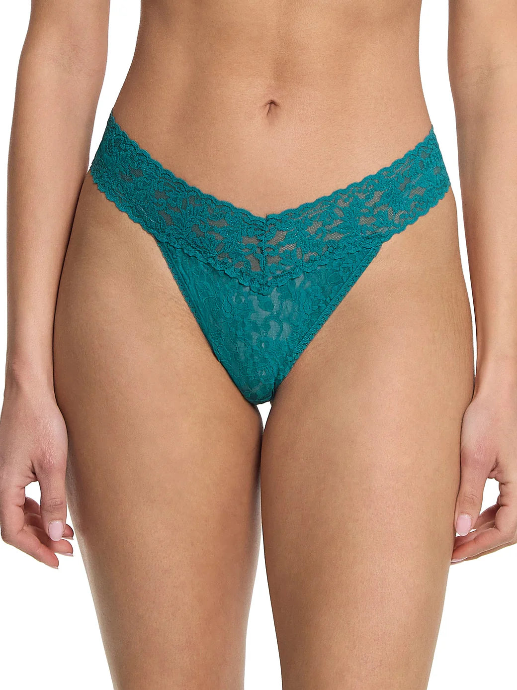Exclusive Deal Original Rise Signature Lace Thong In Northem Lights- Hanky Panky