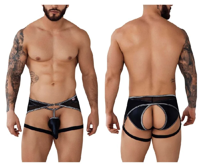 Discount Mania Pikante PIK 0987 Abuya Garter Jockstrap Color Black