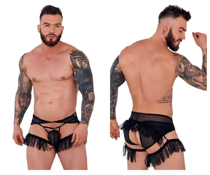 Can't Resist Pikante PIK 1294 Greenman Jockstrap Color Black