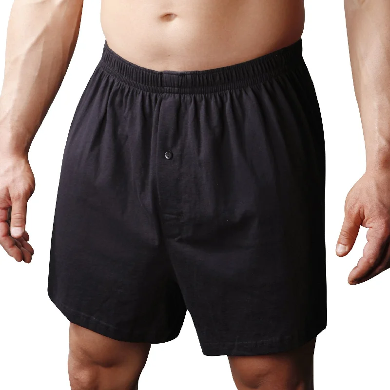 Weekend Deals That Sizzle Players Mens Big Combed Cotton Knit Boxers 2-Pack