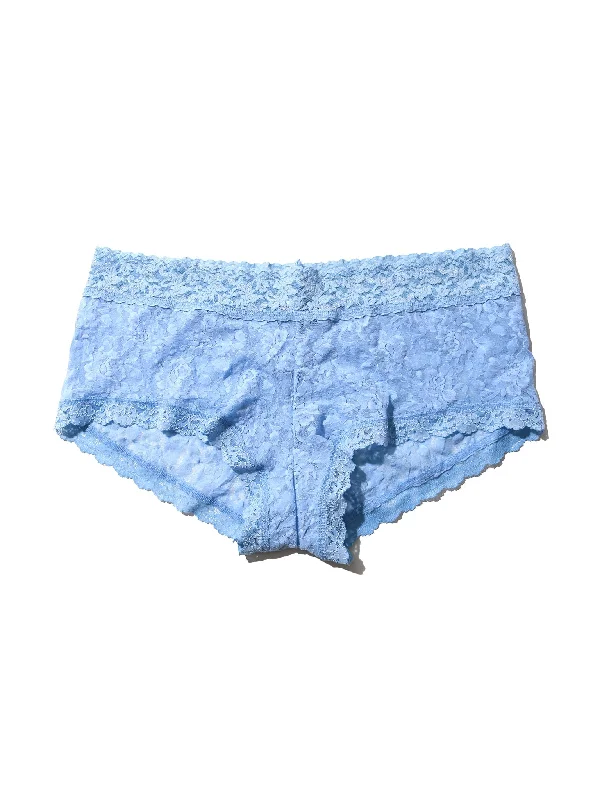 Clearance Sale Plus Size Signature Lace Boyshort Clarity Blue