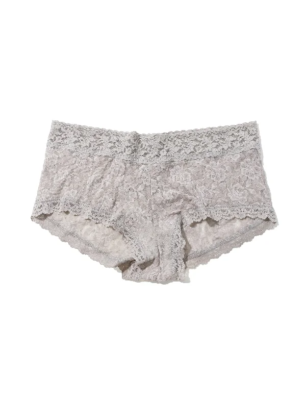 Doorbuster Deal Plus Size Signature Lace Boyshort Sleep In Grey