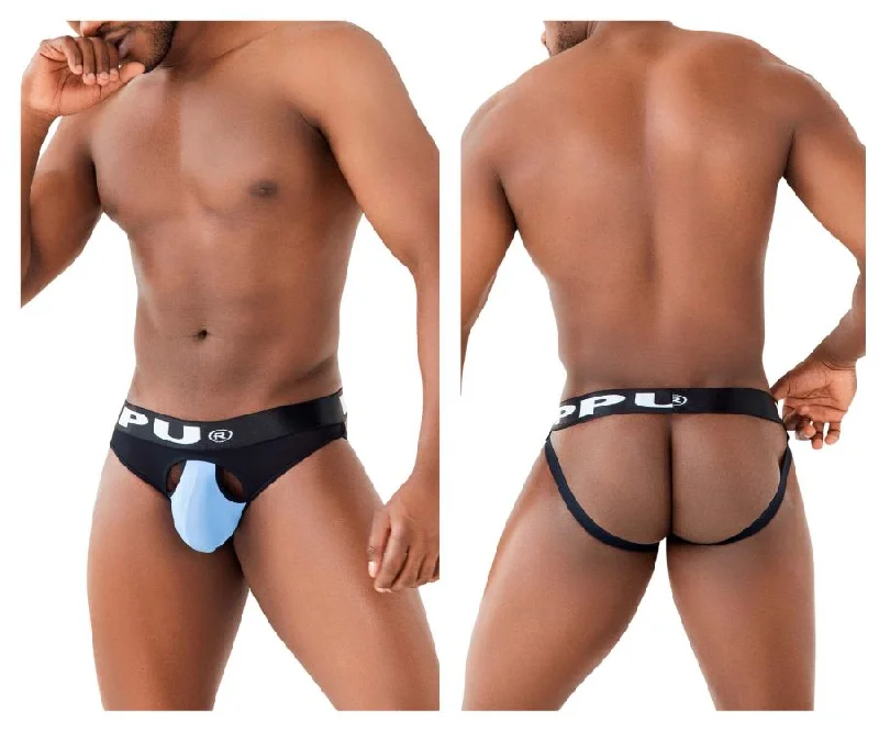 Now or Never PPU 2307 Ball Lifter Jockstrap Color Blue