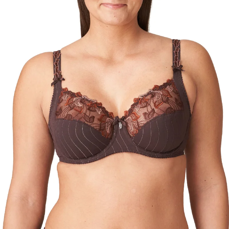 Weekend Steals Await Prima Donna Deauville Full Cup Wire Bra - Ristretto Brown