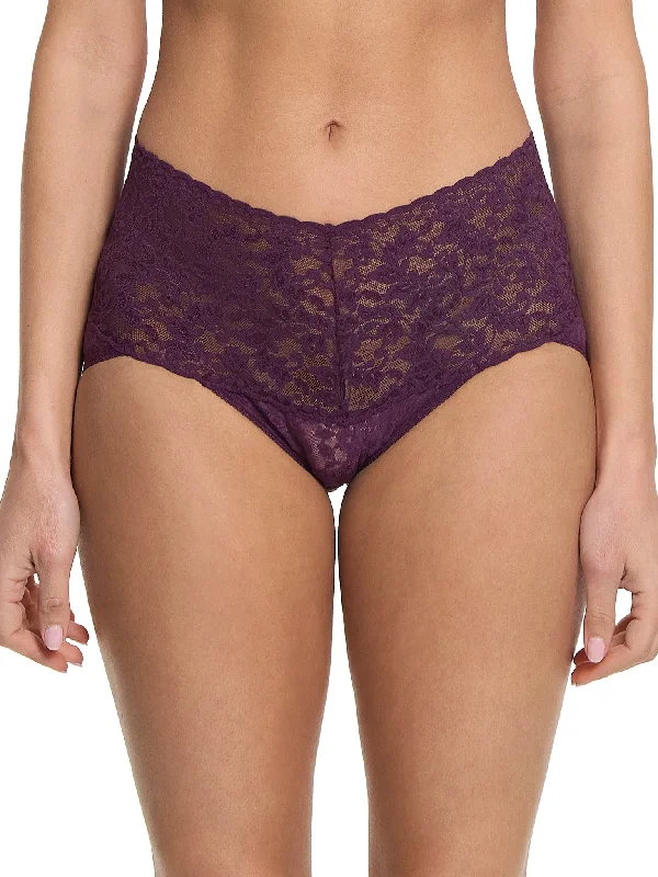 Quick Sale Retro Lace V-Kini Stone Fruit Purple
