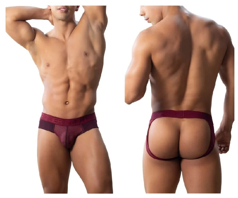 Weekend Special Roger Smuth RS012 Jockstrap Color Burgundy